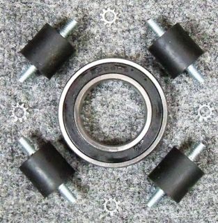 BASE PLATE BEARING and RUBBER SPRING KIT 50736A, 10666A CLARKE OBS 18