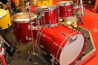 PEARL REFERENCE PURE RED METALLIC 4 PIECE DRUM KIT