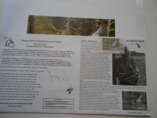 2012 Ducks Unlimited Harold Roe Flooded Timber Mallards Sponsor Print 