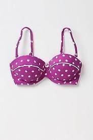 NEW Anthropologie Seafolly Duffy Bikini Top Size Pink 4 NWT