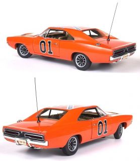   AUTOWORLD AMM964 118 1969 DODGE CHARGER GENERAL LEE DUKES OF HAZZARD