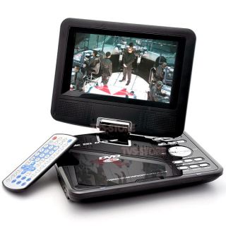 portable dvd player Swivel&Flip Game+USB+TV+SD AVI 