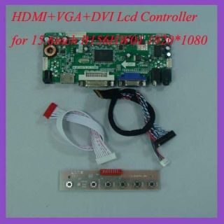 HDMI+VGA+DVI+Audio LCD controller board for 15.6 B156HW01 1920*1080 