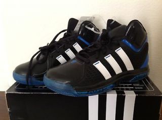 Brand New Adidas Adipower Howard Black/White/Blue Men Basketball Shoes 