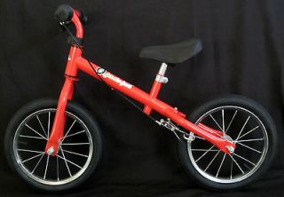 Balance Bike Coral Pink 14 Inch Wheels