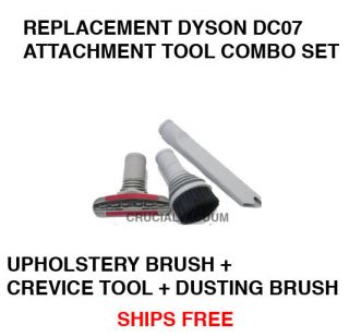 Dyson Attachment Tools Crevice Upholstery & Dusting Brush DC07 D