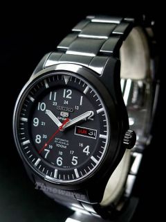 Seiko 5 Sports Automatic Watch 100M Black tone SNZG17K1