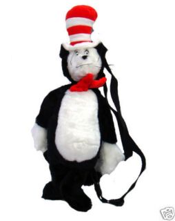 Cat in the Hat Plush Backpack BRAND NEW with TAGS