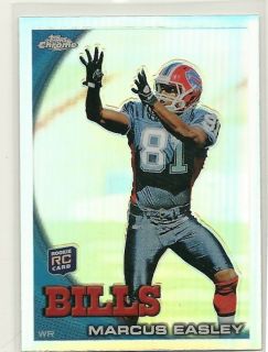 Marcus Easley 2010 Topps Chrome RC Refractor # C 161