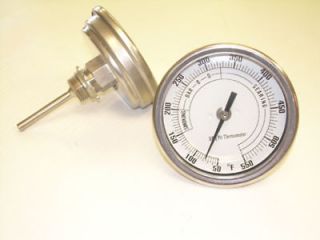 BBQ SMOKER PIT GRILL THERMOMETER TEMPERATURE GAUGE