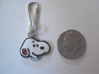 New Cute Snoopy Charm Zipper Pull Backpack Purse Clip