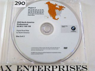 Genuine BMW 1 & 3 Series Navigation DVD Map # 158 Canada Mexico PR 