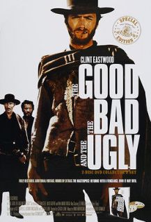   Good the Bad and the Ugly   Sergio Leone   Clint Eastwood Movie Poster