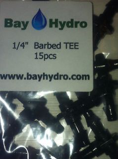 Barbed Fittings Hydroponic Top Fed Drip System Connectors All 