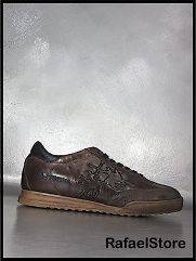   Mens Sneakers L3080228 Camoscio Torba Ecuador Castagna Leather Brown