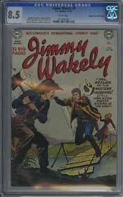   WAKELY #9 (1951) CGC VF+ 8.5 WHITE Pages   EDGAR CHURCH (MILE HIGH