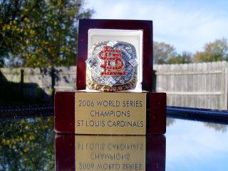   St Louis Cardinals World Series Championship Ring Edmonds not 2011 18K