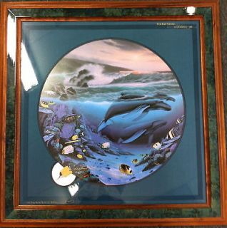 Whale Waters Collaboration by Wyland and Roy Tabora Lithograph Print 