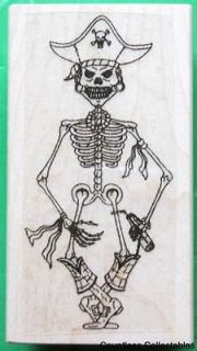 Dancing Skull Bones Skeleton Pirate Funny Scary Halloween Sailor 