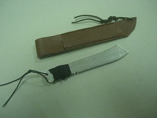 Hot 1/6 Scale Custom Rambo IV home made knife+cover toy