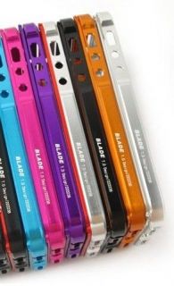   Blade Metal Element Vapor Aluminium Bumper Case For Apple Iphone 5G