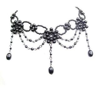   Rouge Collar Flower Vampire Fashion Dress Choker Necklace Jewellery