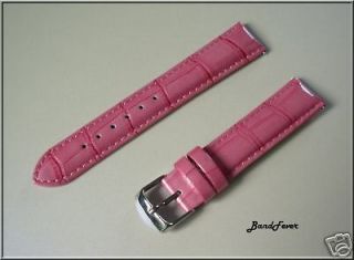 NEW 20mm HOT PINK WATCH BAND,STRAP FITS MICHELE,INVICT​A