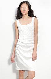 Suzi Chin For Maggy Boutique Dress Sz 8 Coconut Ivory Casual Wedding 