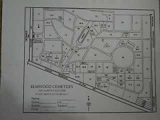    1 Burial Plot(of 21 I own)@ELMWOOD CEMETERY @River Grove,IL