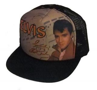 Elvis Presley Cap Elvis Red Jacket Black New