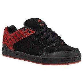 EMERICA Heritic 3 Kids Skate Surf Shoes Black/Red BNIB RRP £40.00