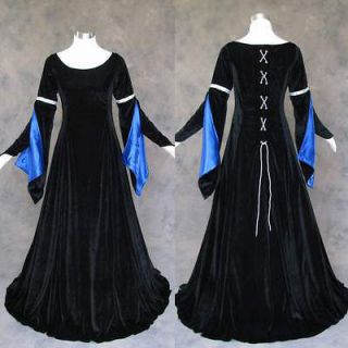 Medieval Renaissance Gown Dress Costume LOTR Wedding S