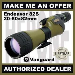 Vanguard Endeavor 82S 20 60x82mm Spotting Scope With HRLenses + FREE 