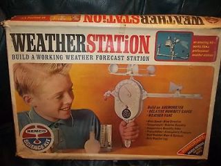   REMCO WEATHER STATION 1950 CHILDREN HOBBY GAME SCIENCE PROJECT
