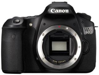 Canon EOS 60D 18.0 MP Digital SLR Camera   Black Body Only