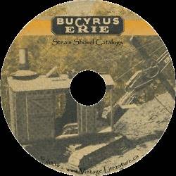 Bucyrus Erie Shovel & Crane {3} Catalogs on CD