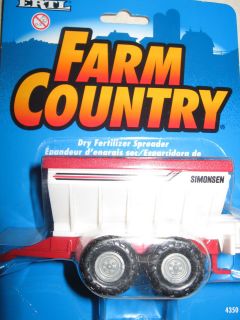 Ertl 1/64 scale toy Farm Country Dry Fertilizer Spreader 4350
