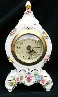 Dresden Porcelain Mercedes Clock Made in Germany