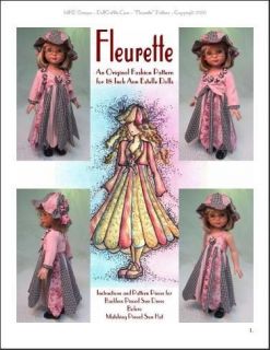 Fleurette Fashion Pattern for 18 inch Ann Estelle