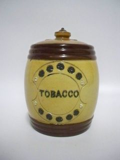 Doulton Lambeth Tobacco Jar by Ethel Beard c1891