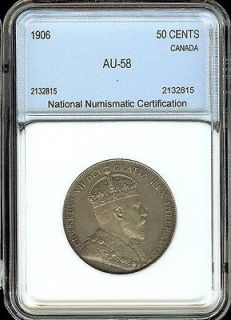 CANADA 1906 50 CENTS DOLLAR ABOUT UNCIRCULATED++