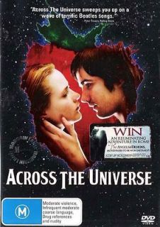 ACROSS THE UNIVERSE  NEW+SEALED R4 DVD  Beatles Music