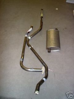 1932 PLYMOUTH 4 CYLINDER EXHAUST SYSTEM, ALUMINIZED, PB MODELS (Fits 