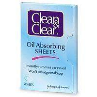 Clean & Clear Instant Oil Absorbing Sheets 50 sheets