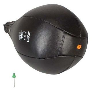   Hide Double End Muay Thai MMA Boxing Punching Speed Ball Bag GX9604 BL