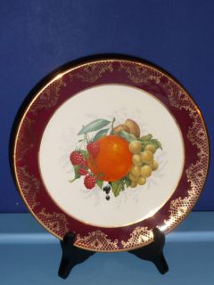 Weatherby Royal Falcon Ware Plate Hanley England fruit