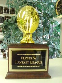 FANTASY FOOTBALL PERPETUAL TROPHY 16 YEARS GOLD NEW