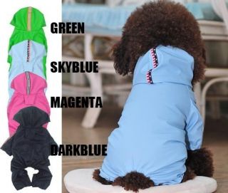 Pet Clothing Wholesale Dog Raincoat Heavy Duty Rain Coats For Small 