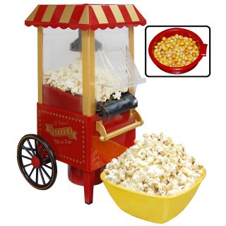 Nostalgia Mini Hot Air Popcorn Maker Popper Home Movie Carnival 
