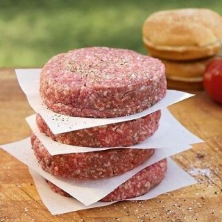 Hamburger Patty Press Dry Wax Butcher Parchment Papers Food Dividers 